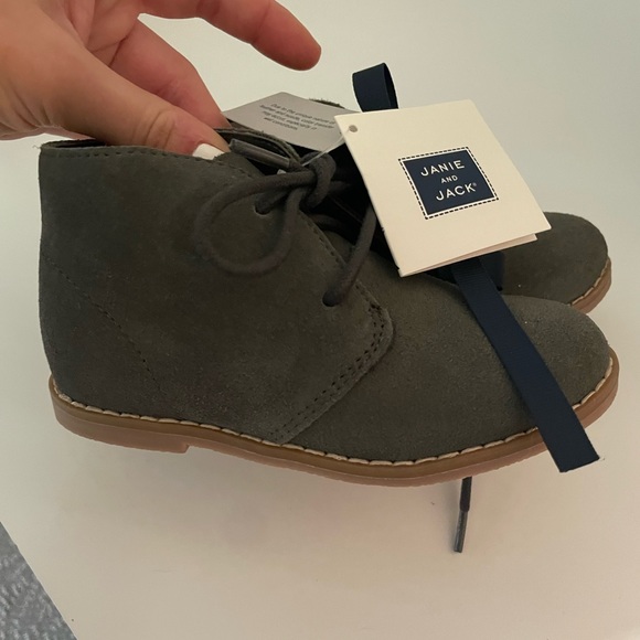 Janie and Jack toddler Loafer Grey NWT